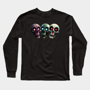 Spooky Scary Skulls - Supernatural Variant Long Sleeve T-Shirt